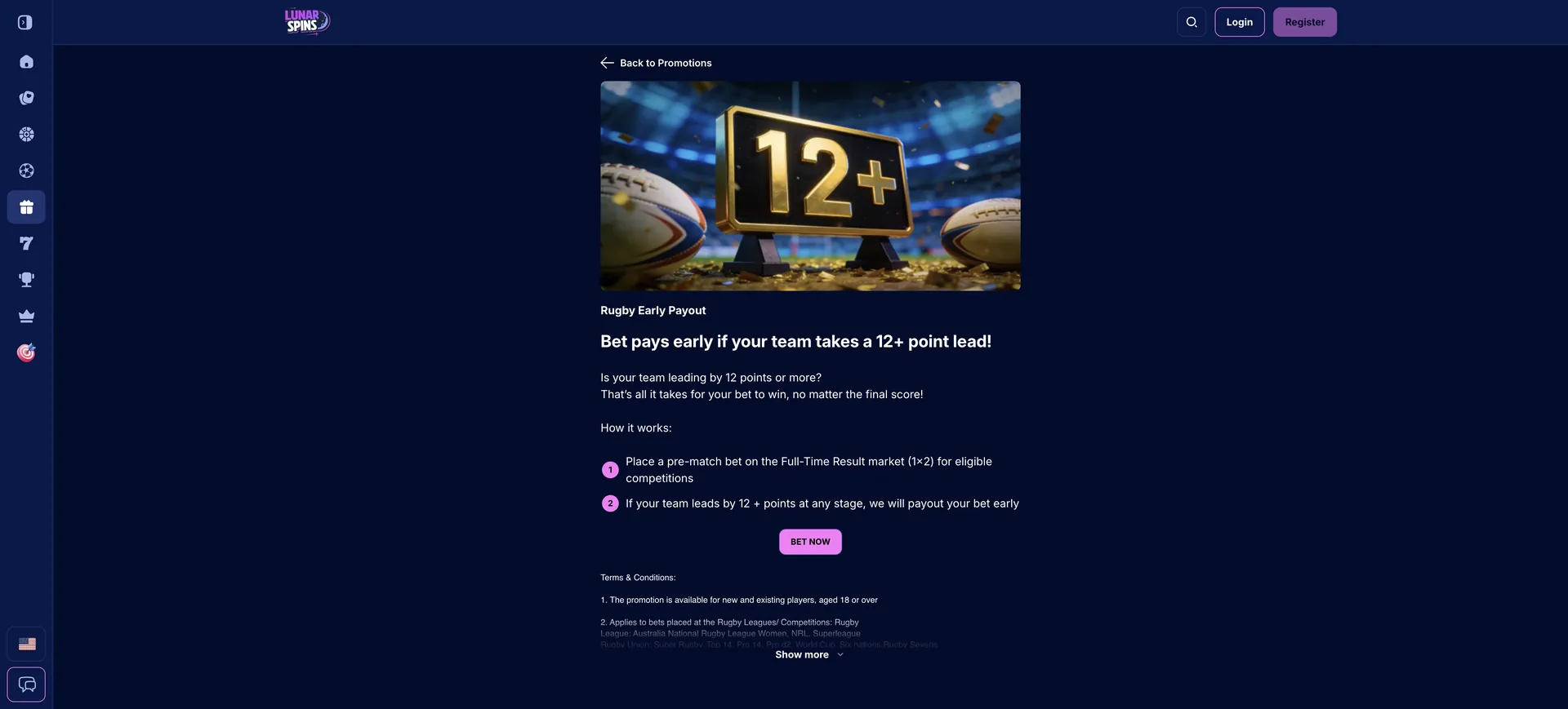Ep Rugby Lunarspins Casino: Ep Rugby