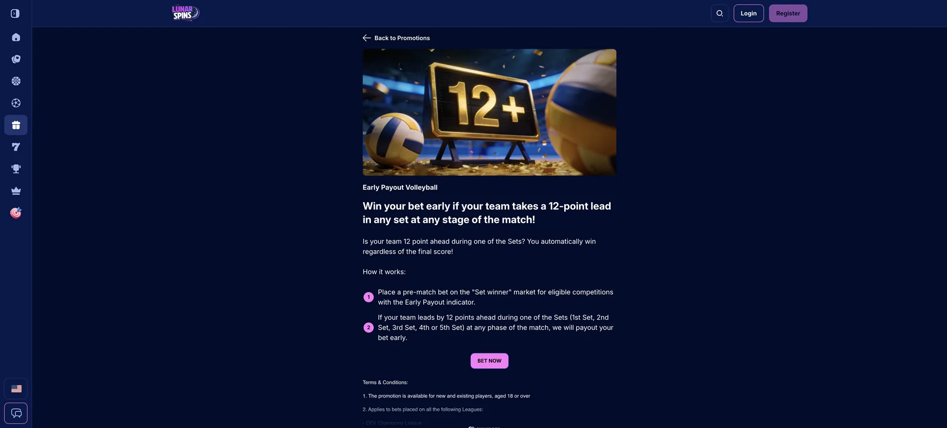 Lunarspins Casino Login: Ep Volleyball