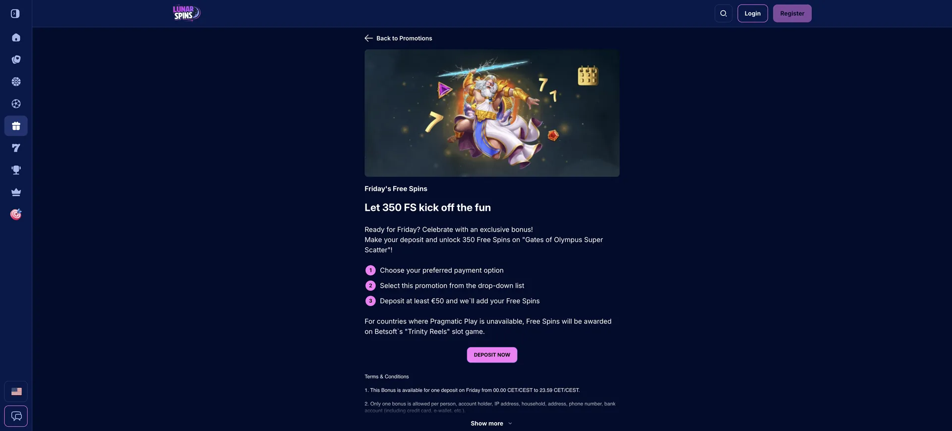 Lunarspins Casino Bonus Zonder Storting